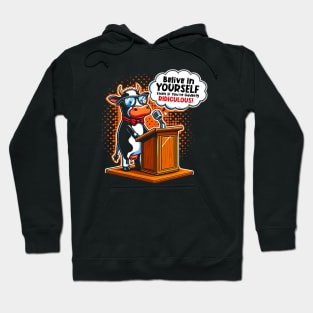 Cow Lover Retro Funny Quotes Hoodie